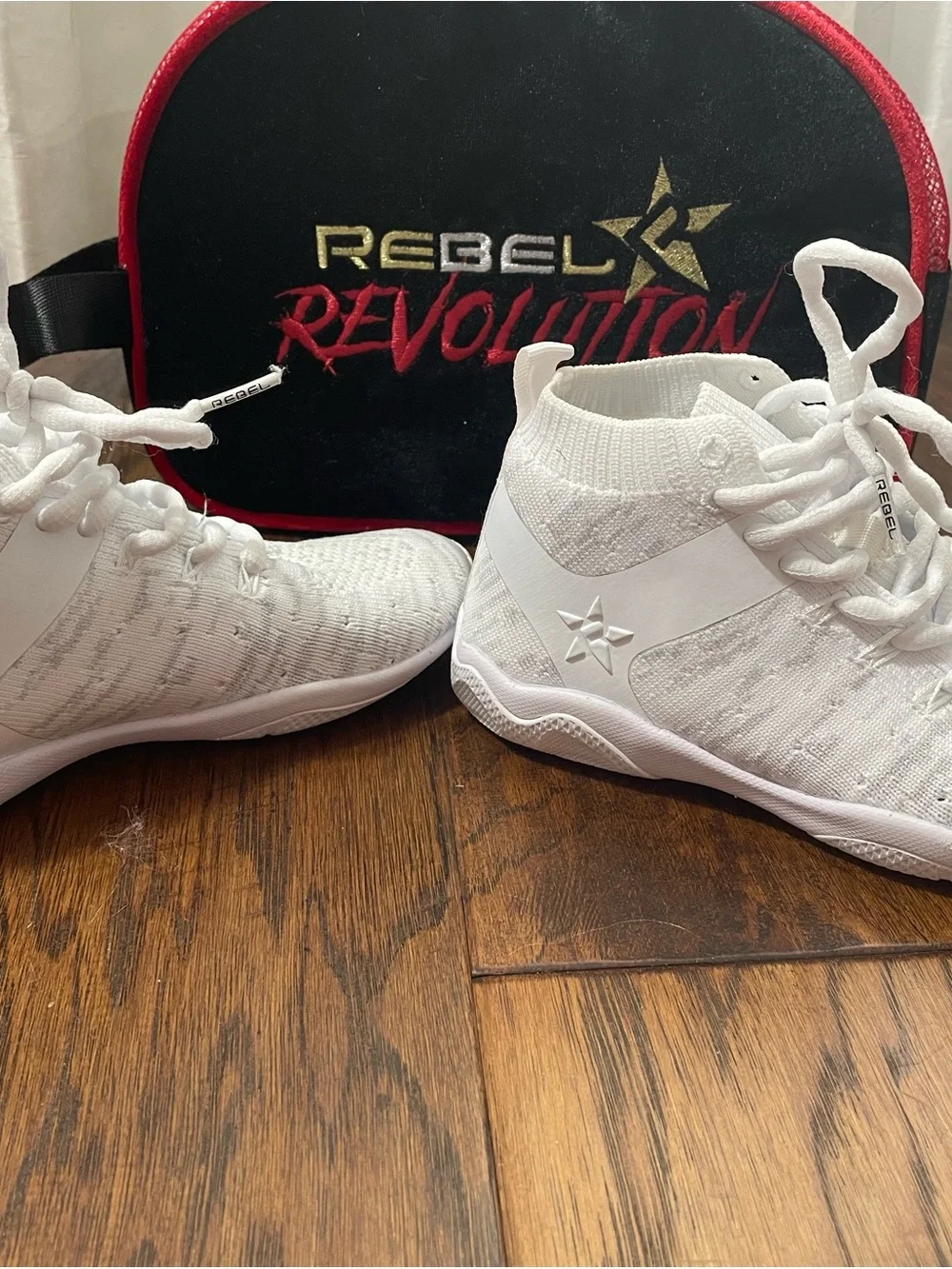Rebel Revolution Kids Cheer Sneaker - White